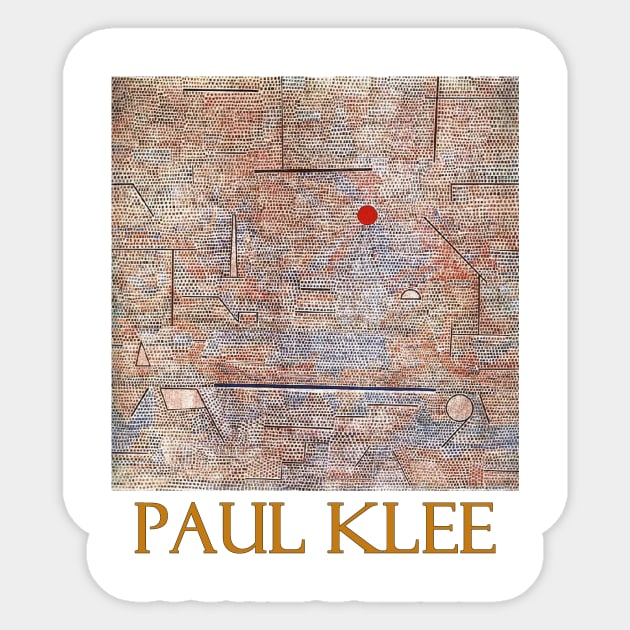 Cacodemonic (1916) by Paul Klee Sticker by Naves